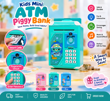 Kids Mini ATM Piggy Bank
